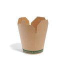 750ml (26oz) Kraft Round Compostable Food Pail - 500pk