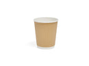 10oz Squat Kraft Ripple Paper Cup - 500pk