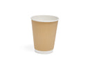 12oz Kraft Ripple Paper Cup - 500pk