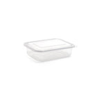 1500ml Rectangular Hinged Lid Salad Container - 200pk