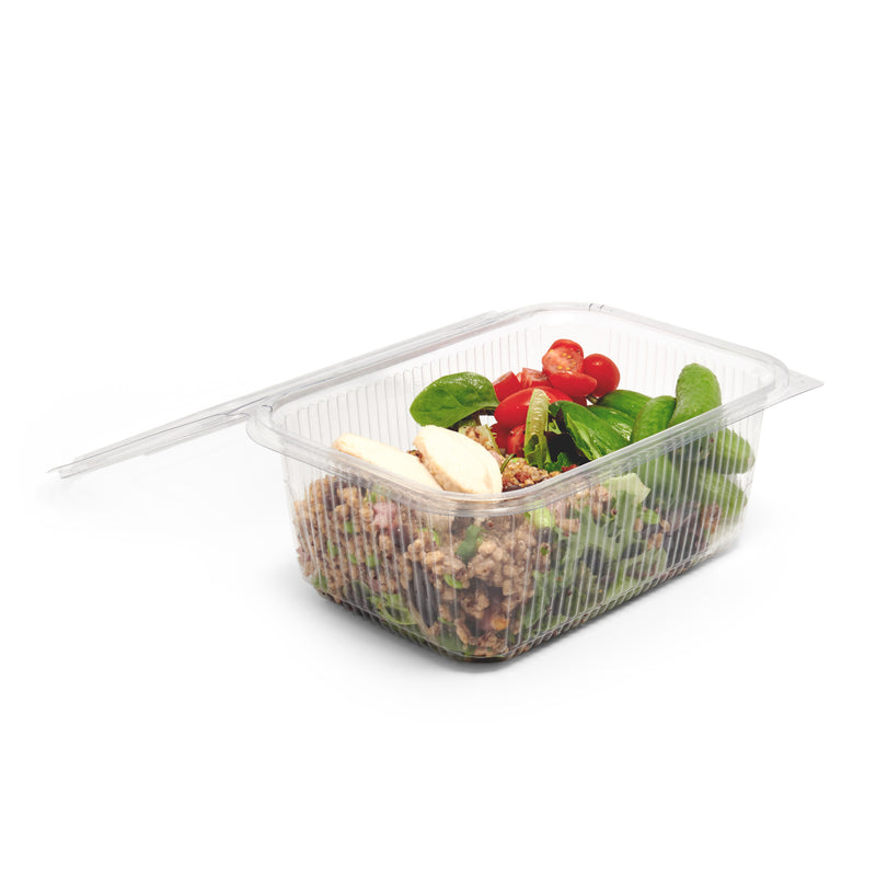 Countdown Salad Containers 2000ml Rectangular Hinged Lid Salad Container - 200pk