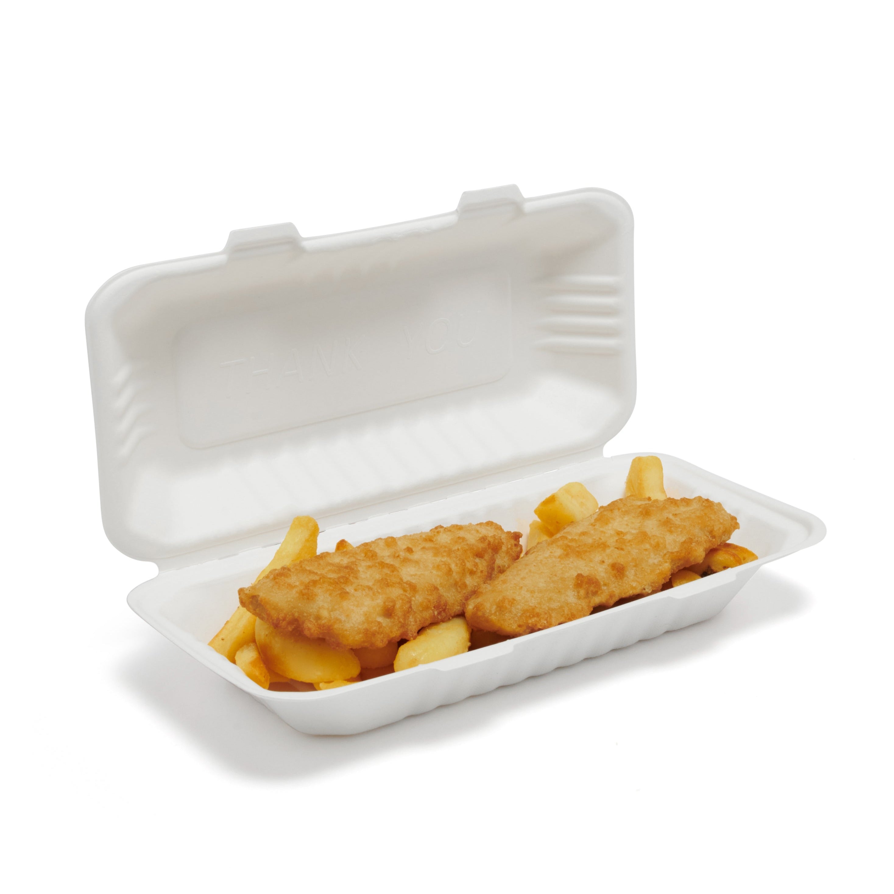 Extra Large Bagasse Fish & Chips Box 200pk